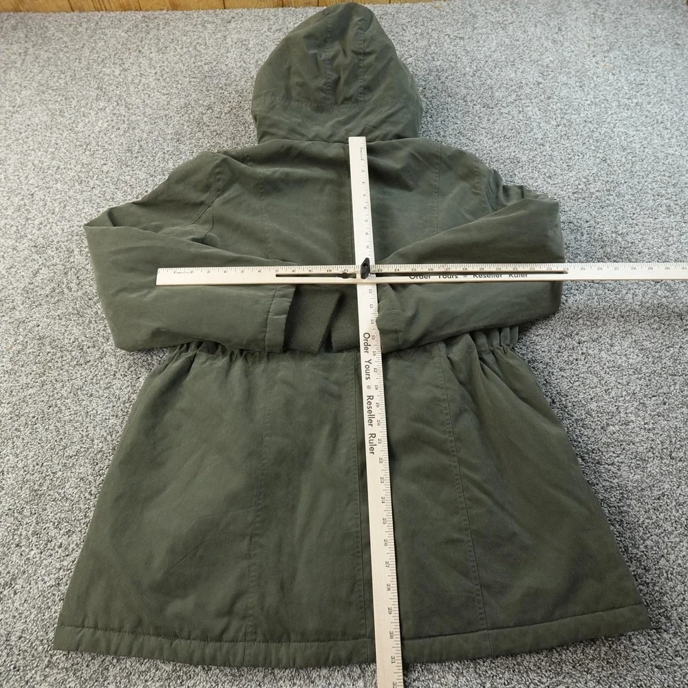 Ralph Lauren Jacket Womens XL Green Hooded Long Parka Chore Coat Insulated Warm - Picture 6 of 11
